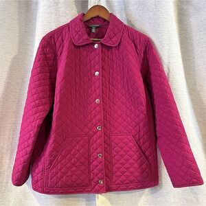 Lauren Ralph Lauren Women Jacket Pink Magenta‎ Fuchsia